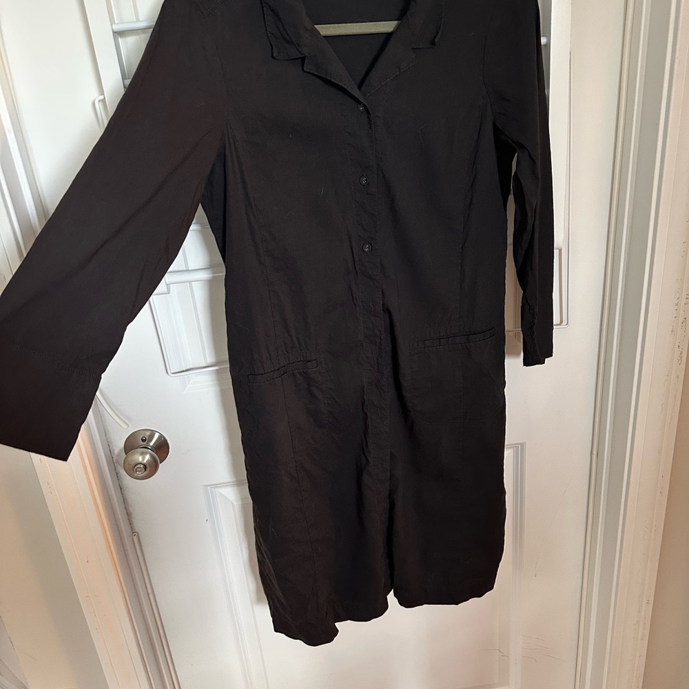 Long Sleeve Button-up Dress